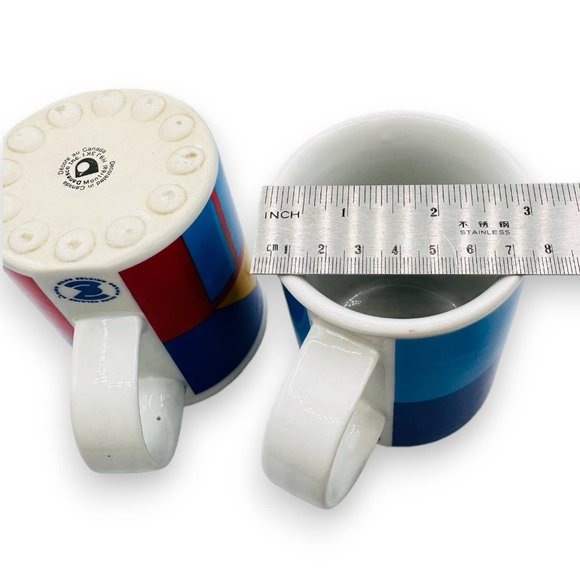 Modern Art Mug - Primary Colours and Geometric Shapes - Picture 9 of 9